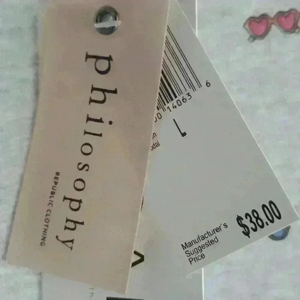 Philosophy Tank Top Sz Lg. - Picture 5 of 5
